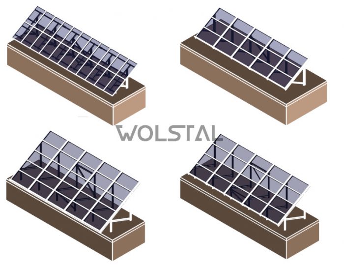 WOLNOSTOJĄCE KONSTRUKCJE POD PANELE FOTOWOLTAICZNE WOLSTAL